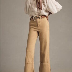 Pilcro Cuffed Pants tan 26